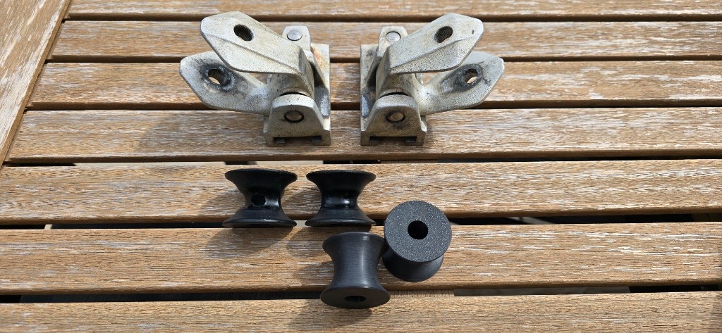 Galets de guidage cordage voilier en impression 3D